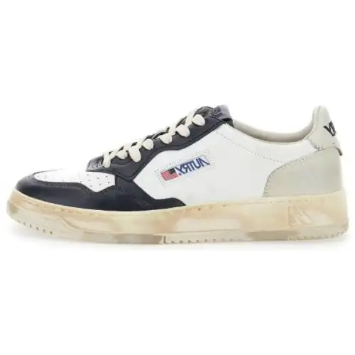 AUTRY Super Vintage Low top Skateboard Shoes Men's Black White