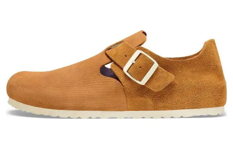 Birkenstock Split Suede Low top Casual Shoes Unisex Cola Brown Regular