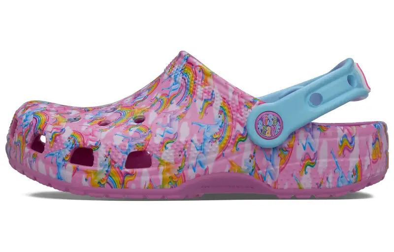 Crocs X Lisa Frank Classic Clogs 'Pink Blue' Gs