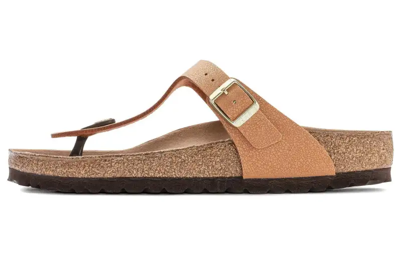 Birkenstock Pu Flip Flops Women's Orange Narrow