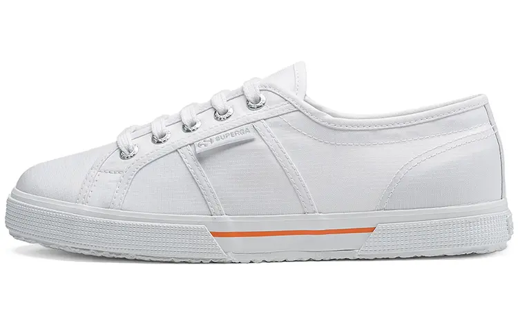 SUPERGA Skateboard Shoes Unisex Low Top White