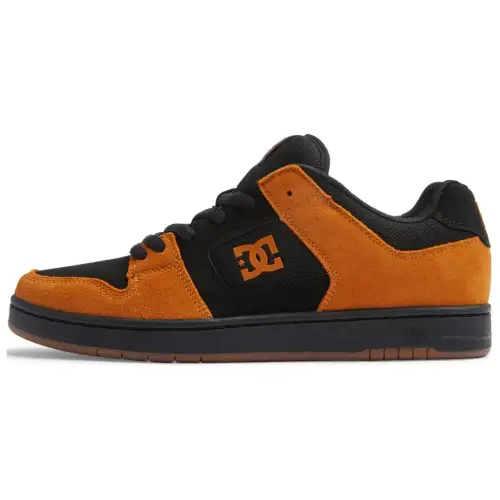 DC Shoes Fashion Trend Low top Skateboard Shoes Men's Black Orange