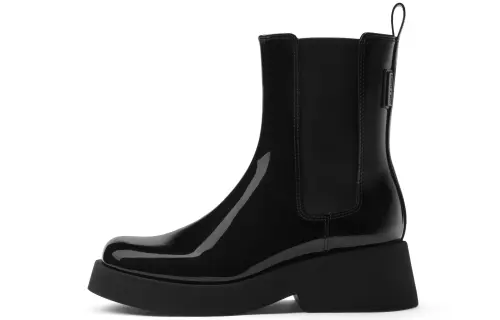 CHARLES&KEITH Pu Short Chelsea Boots 5CM Women's