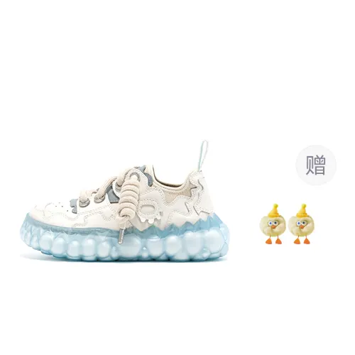 OETZI Melting Ice Collection Casual Shoes Unisex Low Top Blue & Gray