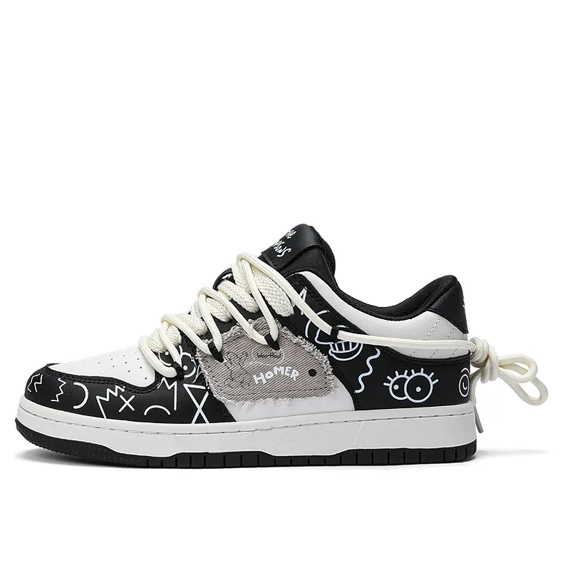 The Simpsons Low top Skateboard Shoes Unisex