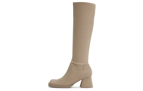 CHARLES&KEITH Knee high Boots Women's Taupe