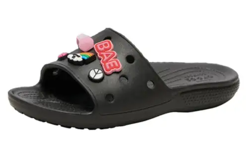 Crocs Comfortable Slide Slippers Unisex Black