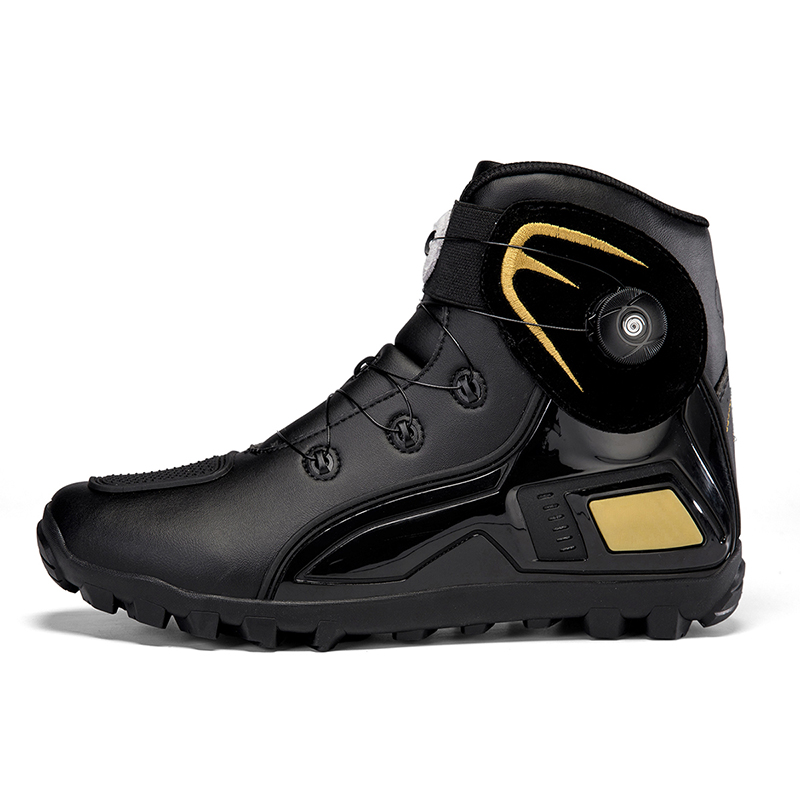 ENRICO COVERI Cycling Shoes Men’s High Top Black Rice/Black Yellow