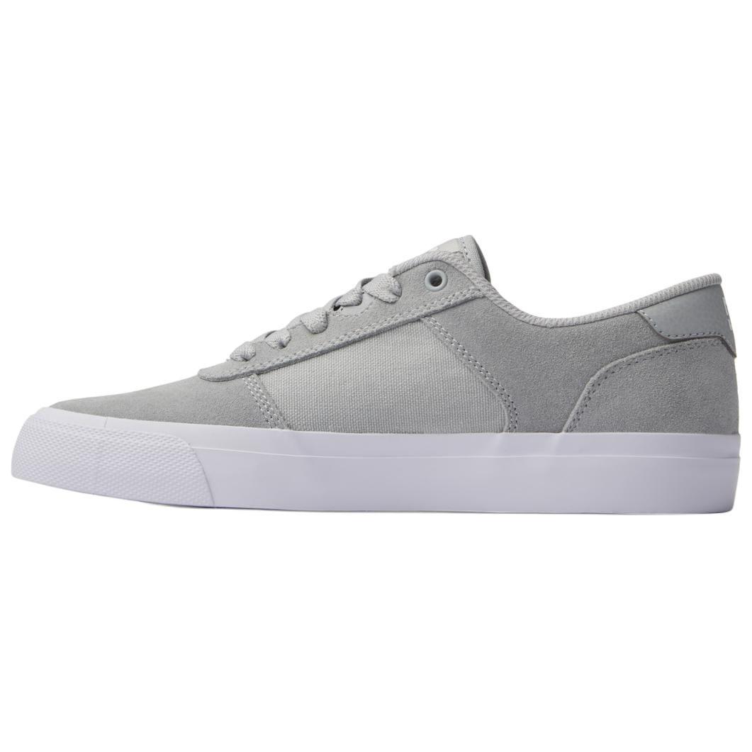 DC Shoes Teknic Leather Low top Skateboard Shoes Men's Gray