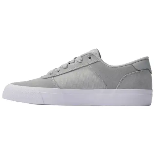 DC Shoes Teknic Leather Low top Skateboard Shoes Men's Gray
