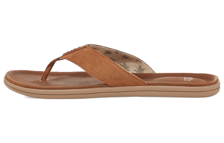 UGG Brookside Flip Slip on Stylish Sandal Men's Chestnut