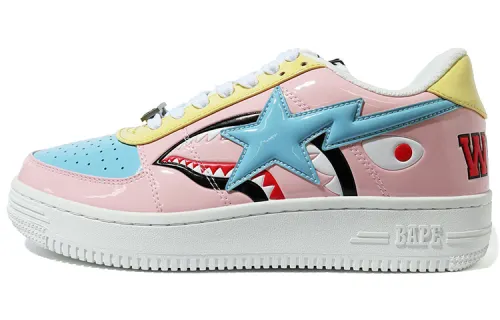 BAPE A BATHING APE Bape Sta Low M2 20th Anniversary Patent Pink