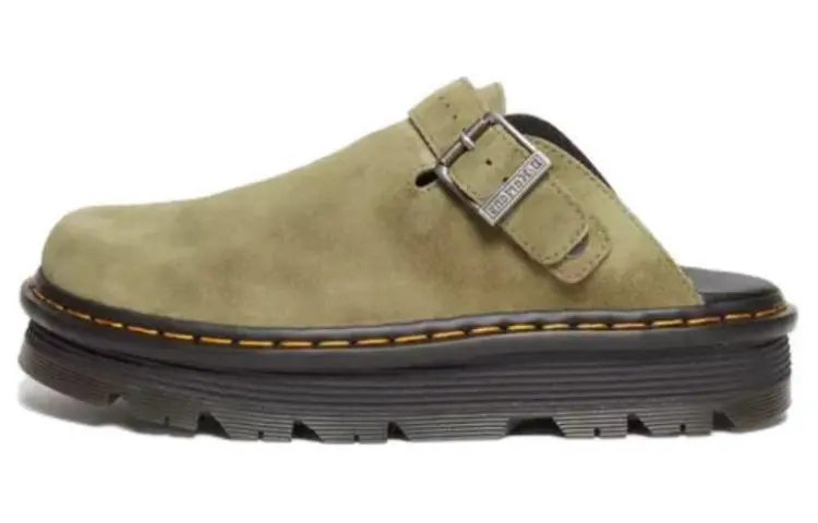 Dr.Martens Slip Resistant Closed Toe Slippers Unisex Green