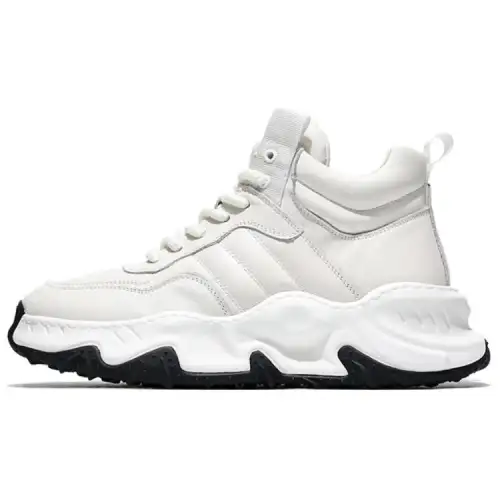 JANE HARLOW High top Casual Shoes Men's White