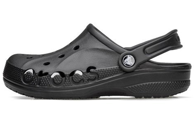 Crocs Classic Clog Eva Beach Beach Cave Shoes 2cm Men and Women The same black