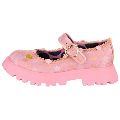 IRREGULAR CHOICE Pu Mary Jane Shoes Women's Pink