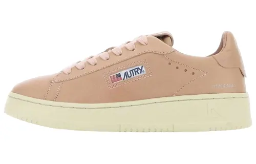 AUTRY Dallas Leather Lace Up Stylish Skateboarding Shoes Women's Pink