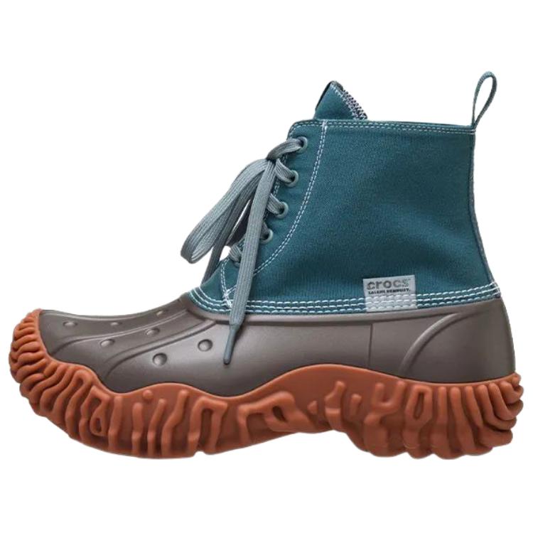 Ботинки Salehe Bembury x Crocs Pollex (сине-зеленые)