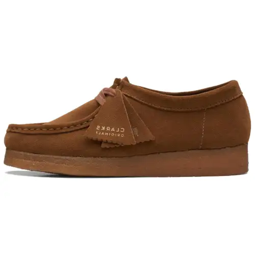 Clarks suede lace-up Oxford shoes Women's