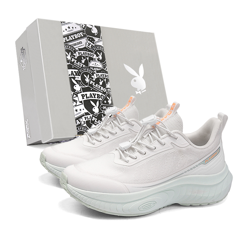 Playboy Mesh Low top Running Shoes Women’s White Pink Green