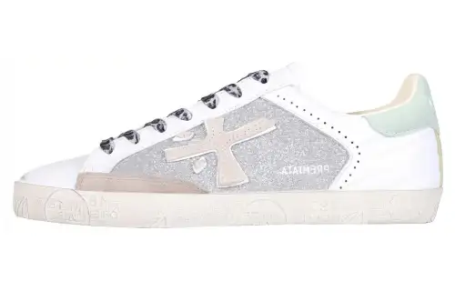 PREMIATA Steven Low top Skateboard Shoes Women's White Gray