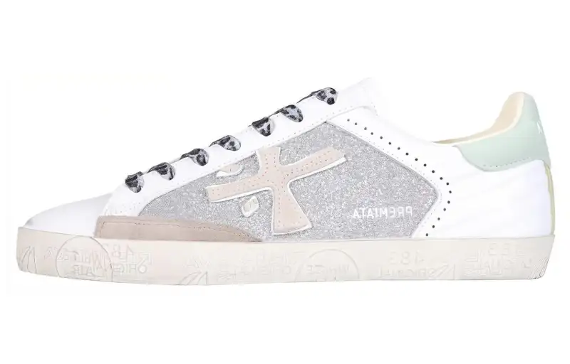 PREMIATA Steven Low top Skateboard Shoes Women's White Gray