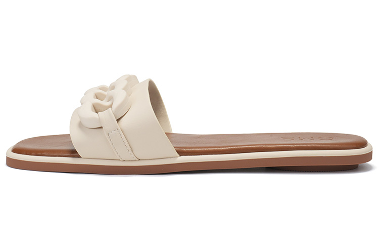 OMS Slide Slippers Women's Black/Beige