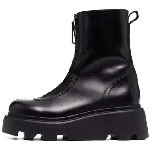 PREMIATA Leather Fashion Trend Ankle Boots Women's Black