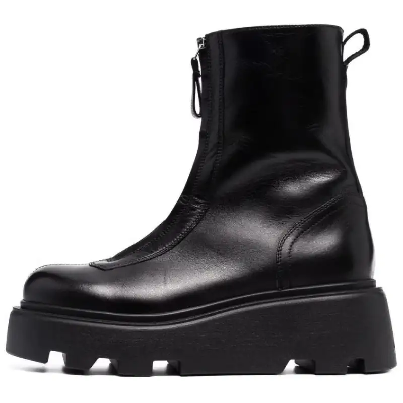 PREMIATA Leather Fashion Trend Ankle Boots Women's Black