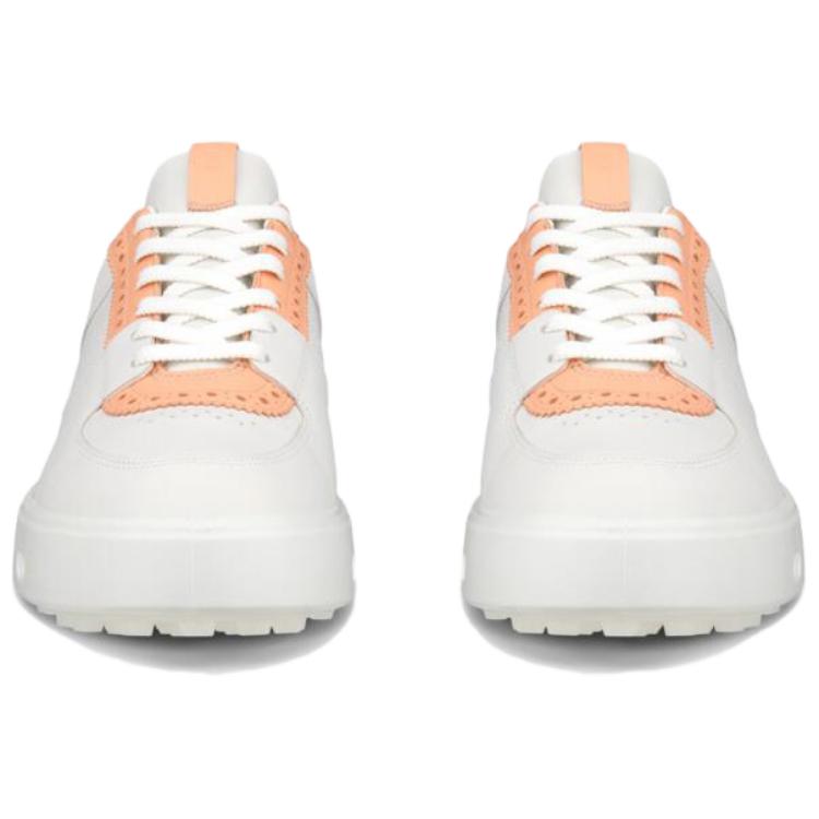 Ecco Street 720 Series Low top Golf Shoes Women’s White Orange