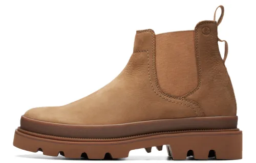 clarks Badell Top Round-toe Ankle Boots