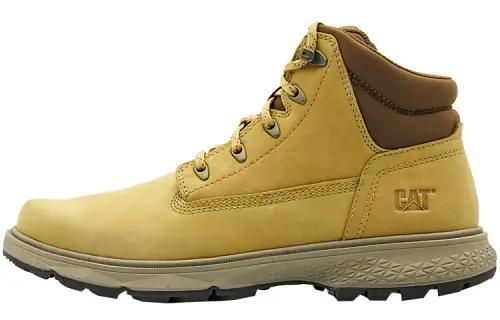 CAT Outrider Collection Top Grain Cow Leather Ankle Length Outdoor Boots Men's Yellow