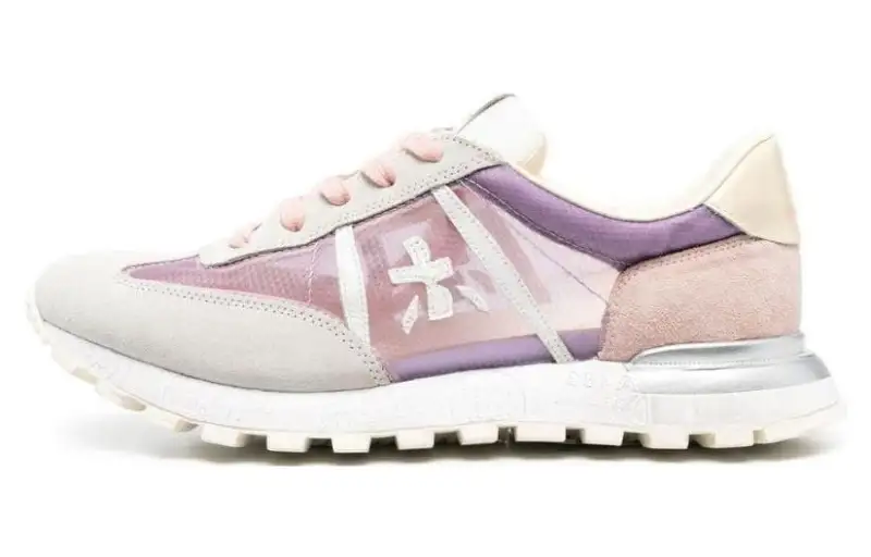 PREMIATA Leather, Nylon Low top Casual Shoes Women's Pink