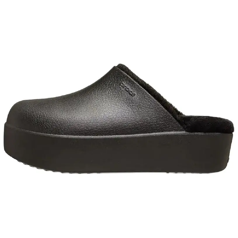 Crocs Women's Dylan Abrasion Resistant Closed Toe Slippers Women's Black