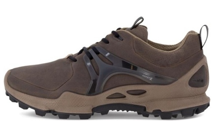 Ecco Biom C Trail Leather Lace Up Slip Resistant Low top Casual Shoes Men's Brown