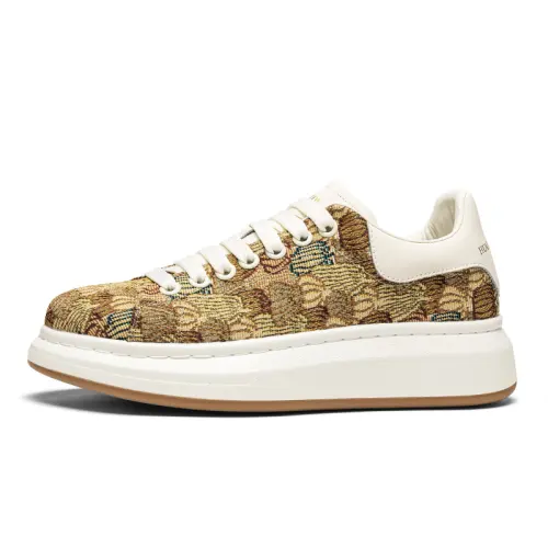 ENRICO COVERI Canvas Fashion Trend Low top Skateboard Shoes Men's