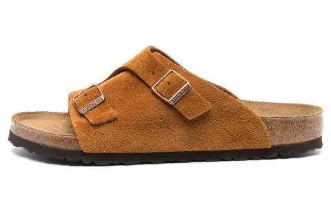 Birkenstock Zurich Slide Slippers Unisex Camel Brown