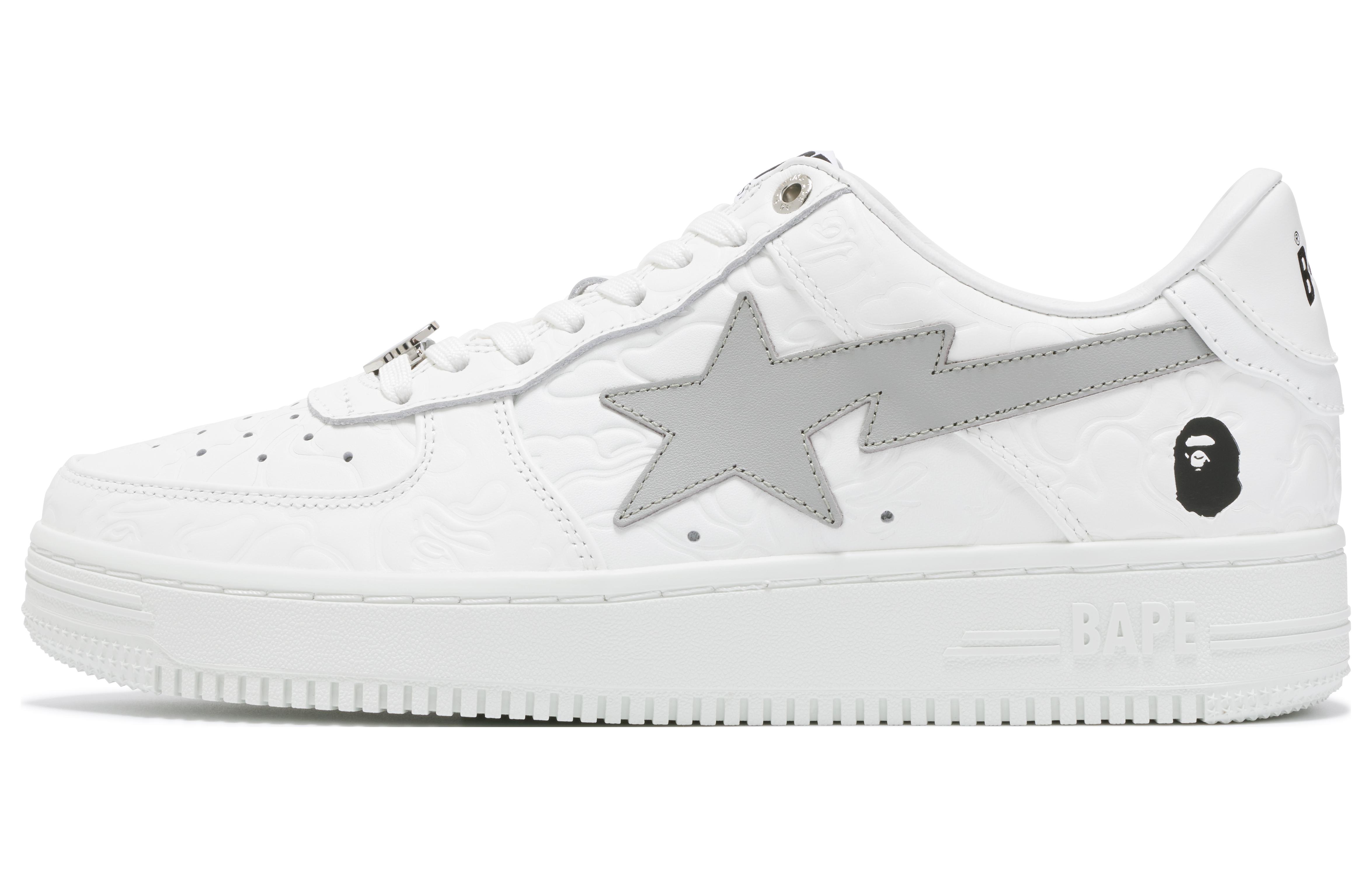 A BATHING APE Bape Sta Low #3 Line Camo White