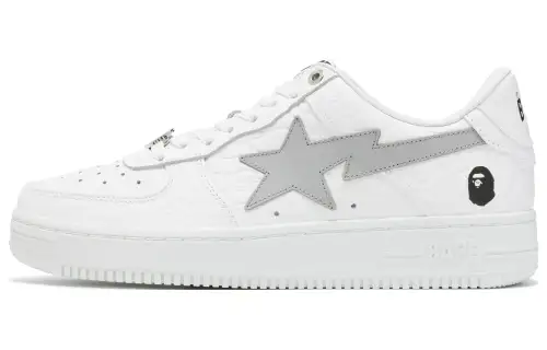 A BATHING APE Bape Sta Low #3 Line Camo White