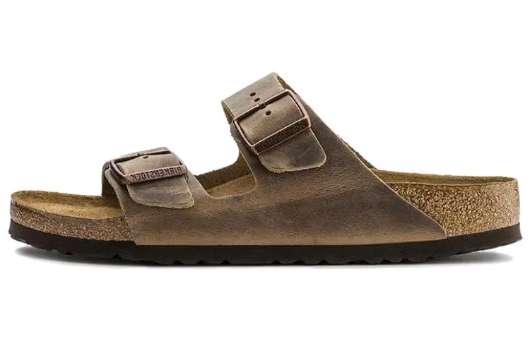 Birkenstock Slide Slippers Unisex Tobacco Narrow