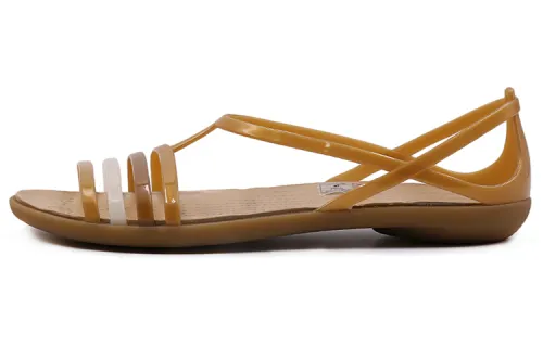 Crocs Gold Color Sandals 'Gold' Women's