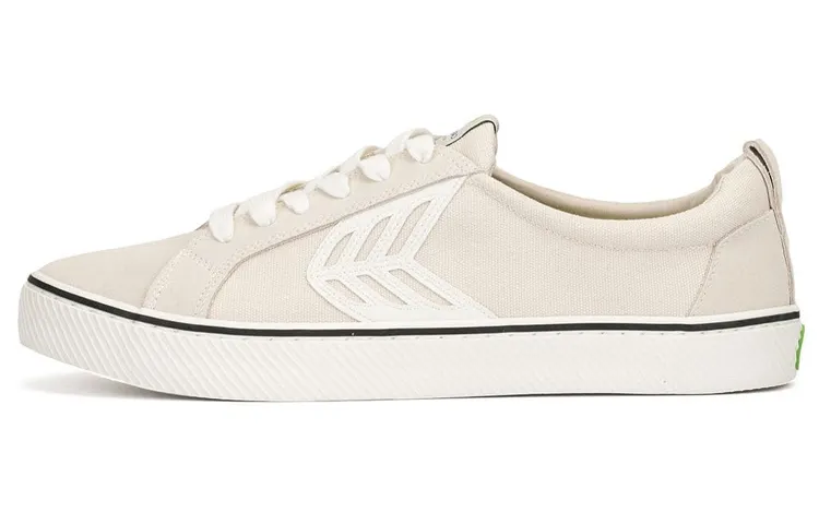 CARIUMA Skateboard Shoes Men's Low Top Gray White