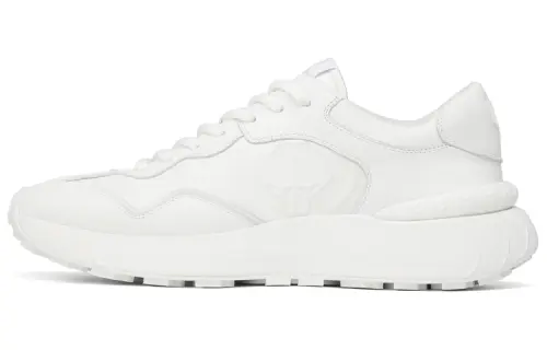 Naked Wolfe Drought Leather Slip Resistant Low top Sports Casual Shoes Men's White