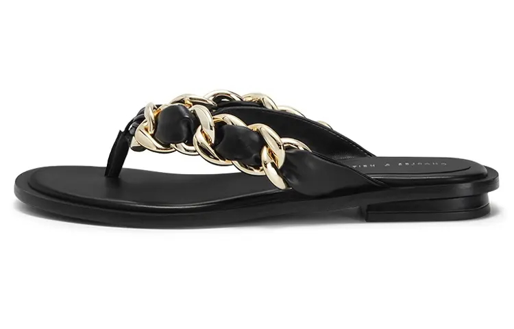 CHARLES&KEITH Pu Stylish Sandal Women's Black