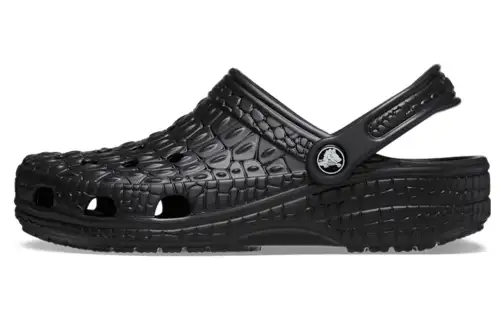 Crocs CLASSIC CROCSKIN CLOG EVA Comfortable Clogs Unisex Black