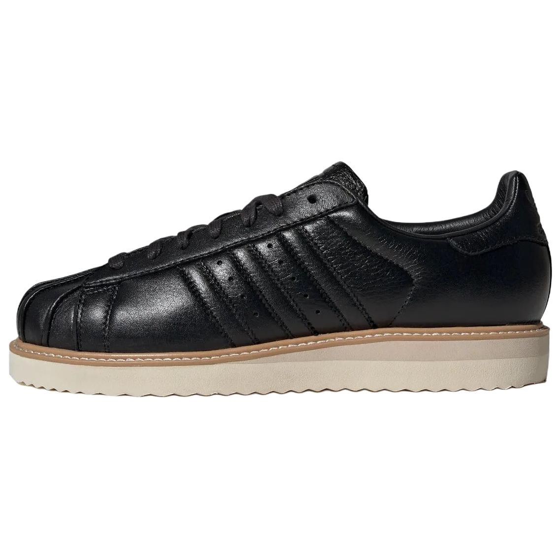 Кеды adidas adidas originals Superstar lux (черно-бежевые)