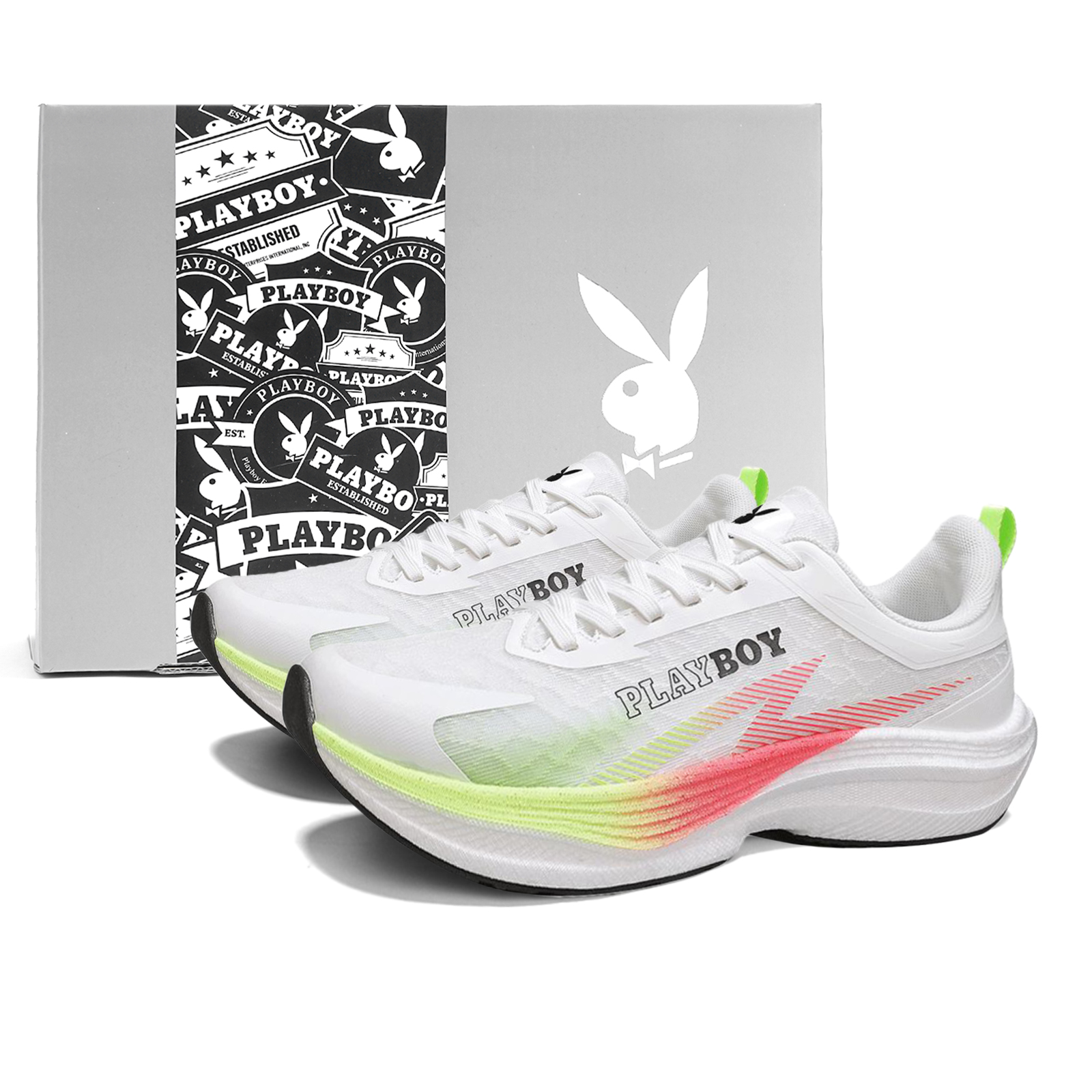Playboy Fabric Low top Physical Fitness Test & Sprint Racing Training For Long Distance Running Marathon Running Shoes