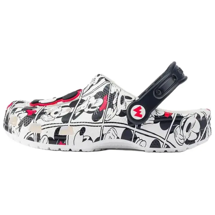 Crocs x Disney Classic Mickey Mouse And Minnie Mouse Clogs Unisex Black White
