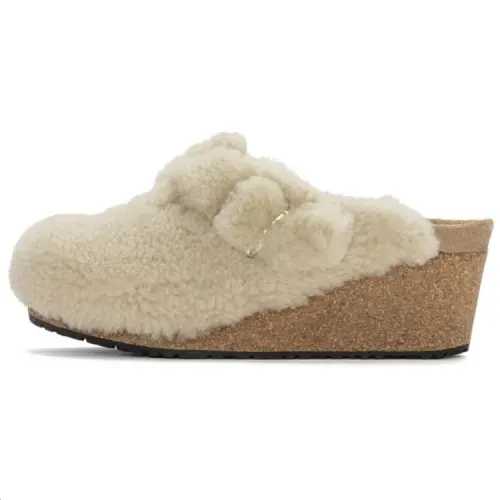 Birkenstock Odor Resistant, Abrasion Resistant Closed Toe Slippers Women's Beige