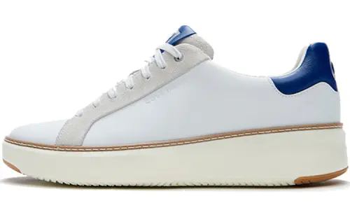 COLE HAAN Cow Leather Low top Stylish Skateboarding Shoes Men's White